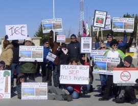 Residents Take Pumped Storage Protest to Tank Range Gates