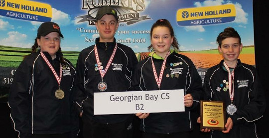 GBCS Elementary Curlers in Top 20 in Ontario