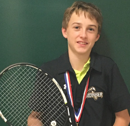 GBCS Student Has Eye on Provincial Tennis Title