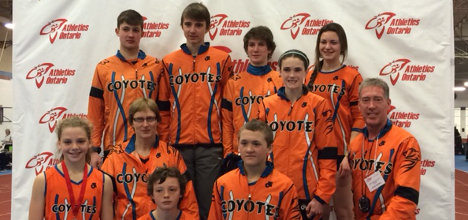 Coyotes Impress at Provincial Indoor Champs