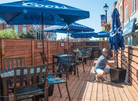 Restaurant Patios Arrive on Sykes Street