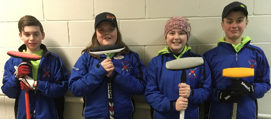 Meaford Bantam Curlers Win in Tara