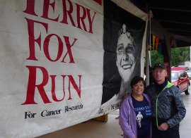 Soggy Weather Doesn’t Dampen Spirits For Terry Fox Run