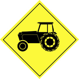 tractor sign 270