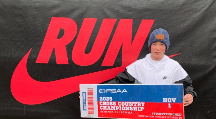 GBCS Student Competes at OFSAA Cross Country Championships