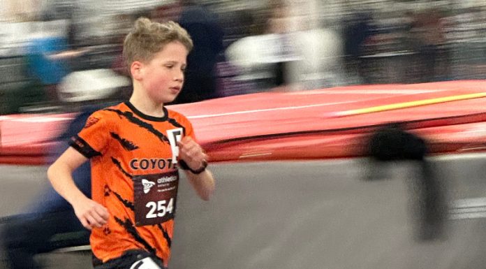 Four Coyotes Compete in Athletics Ontario U14 Championships