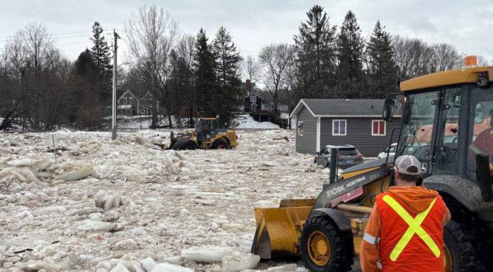 Bighead River Ice Jam Causes Flooding in Harbour Area