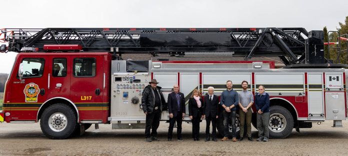 Municipality Takes Delivery of New Aerial Fire Truck