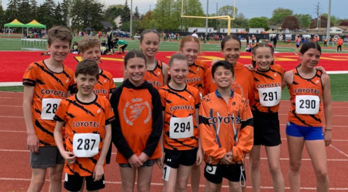 Coyote Runners Participate in First Meet of Outdoor Season