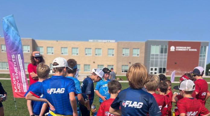 NFL FLAG Football Games Kick Off in Meaford